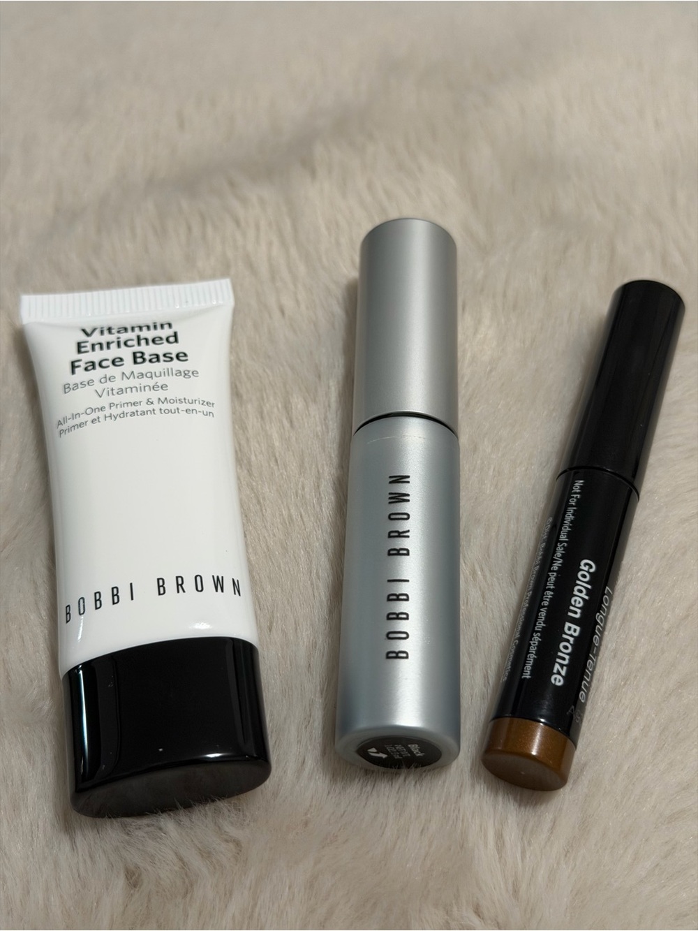 Bobbi Brown Mini Makeup Set – Face Base, Eyeshadow Stick & Mascara NWT